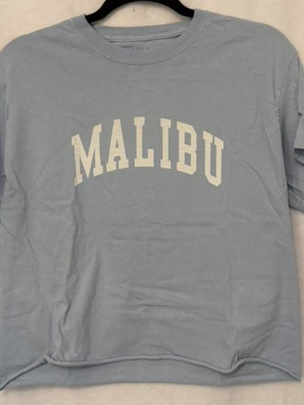 Brandy Melville Malibu Short Letter Printed T-shirt